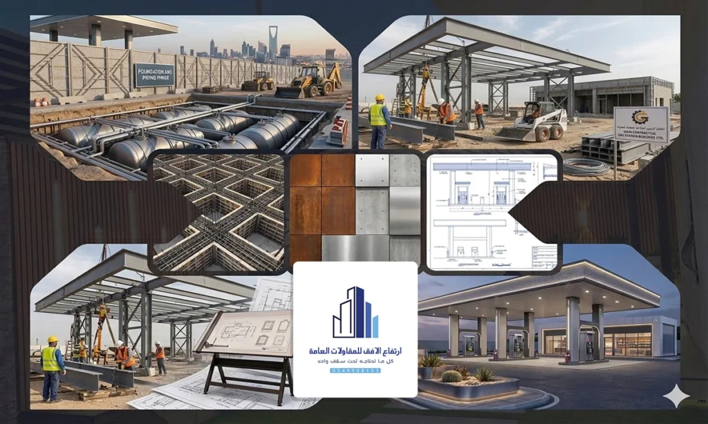 مقاول انشاء محطات وقود بالدمام