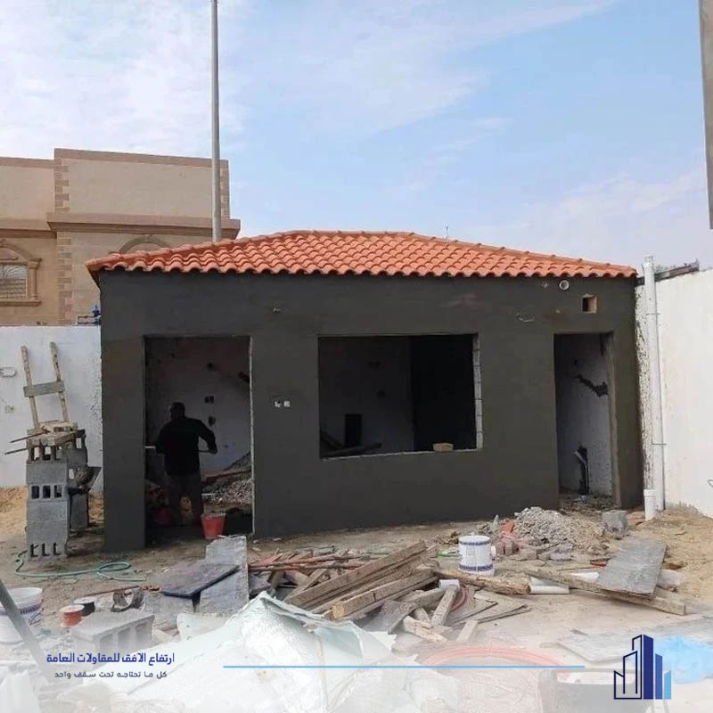 بناء استراحة شباب الجبيل